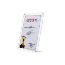 Desktop Letter Display Stand Poster Memorial Clear Acrylic Picture Photo Frame for Table
